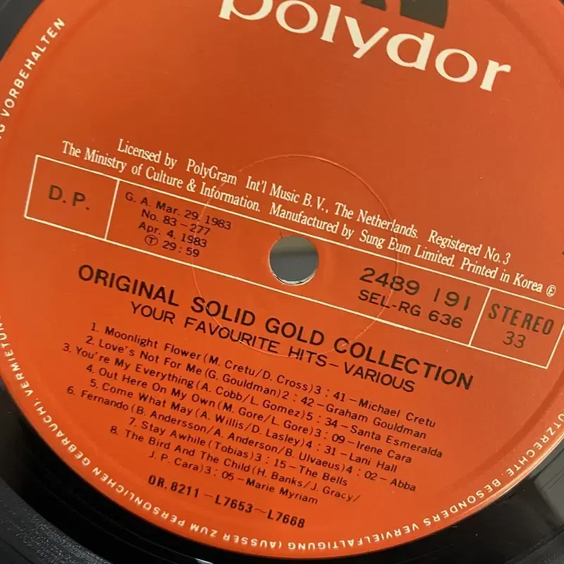 SOLID GOLD COLLECTION LP / AA4546