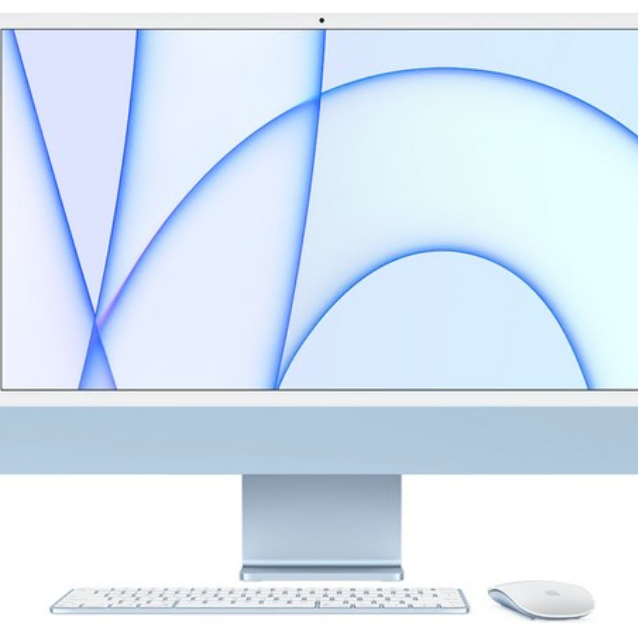 iMac(24형,M1, 2021년) (블루,8G,512G) [미사용]