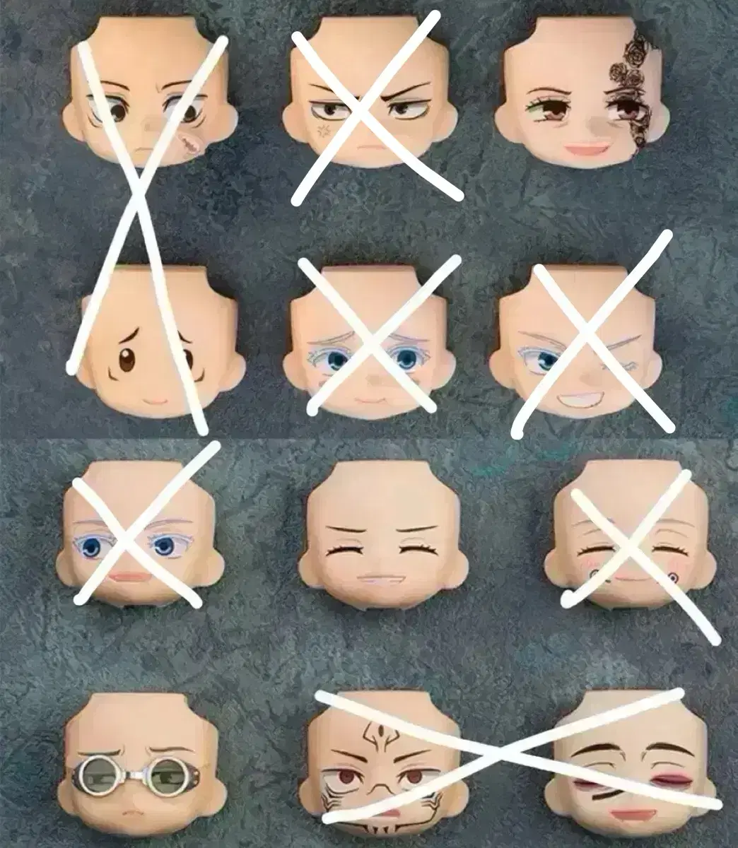 Zuu Spinning Nendoroid Face Parts More Face Swap