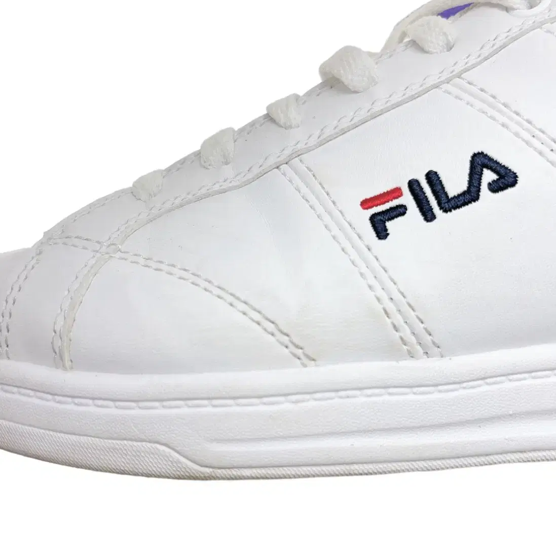 [중고] 기간할인 휠라 FILA 스니커즈 화이트 네이비 레드 250 89