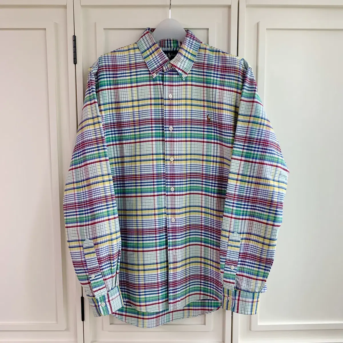 [XL]Polo Rainbow Check Shirt CK7952