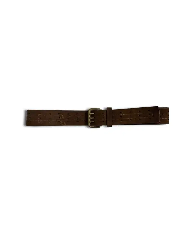 vintage gap double stitch suede belt