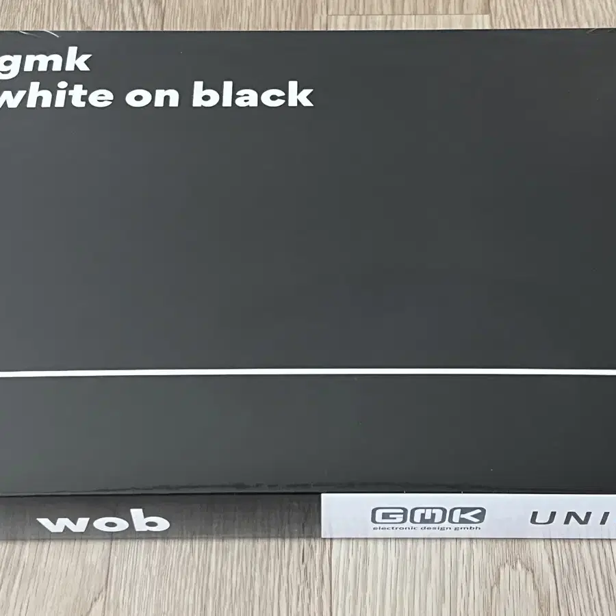 (미개봉) GMK WOB(White On Black) 베이스 키캡