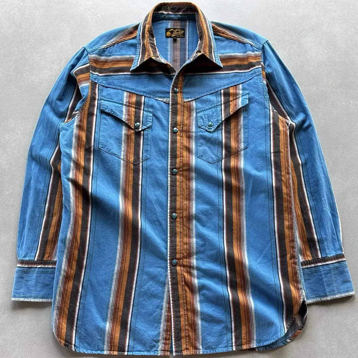 [L]Indian Motorcycle Western Shirt