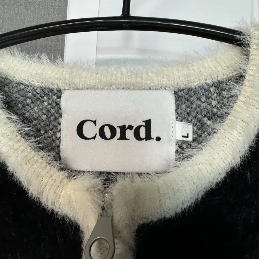 Cord 니트집업