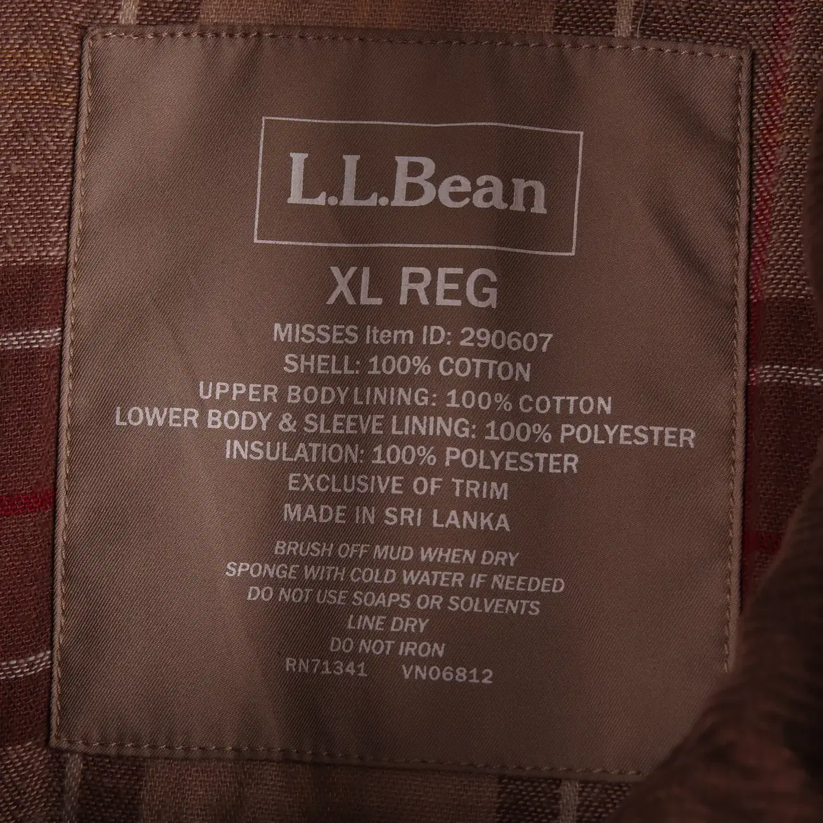 L.L.Bean 엘엘빈 왁스 헌팅 자켓 (XL)