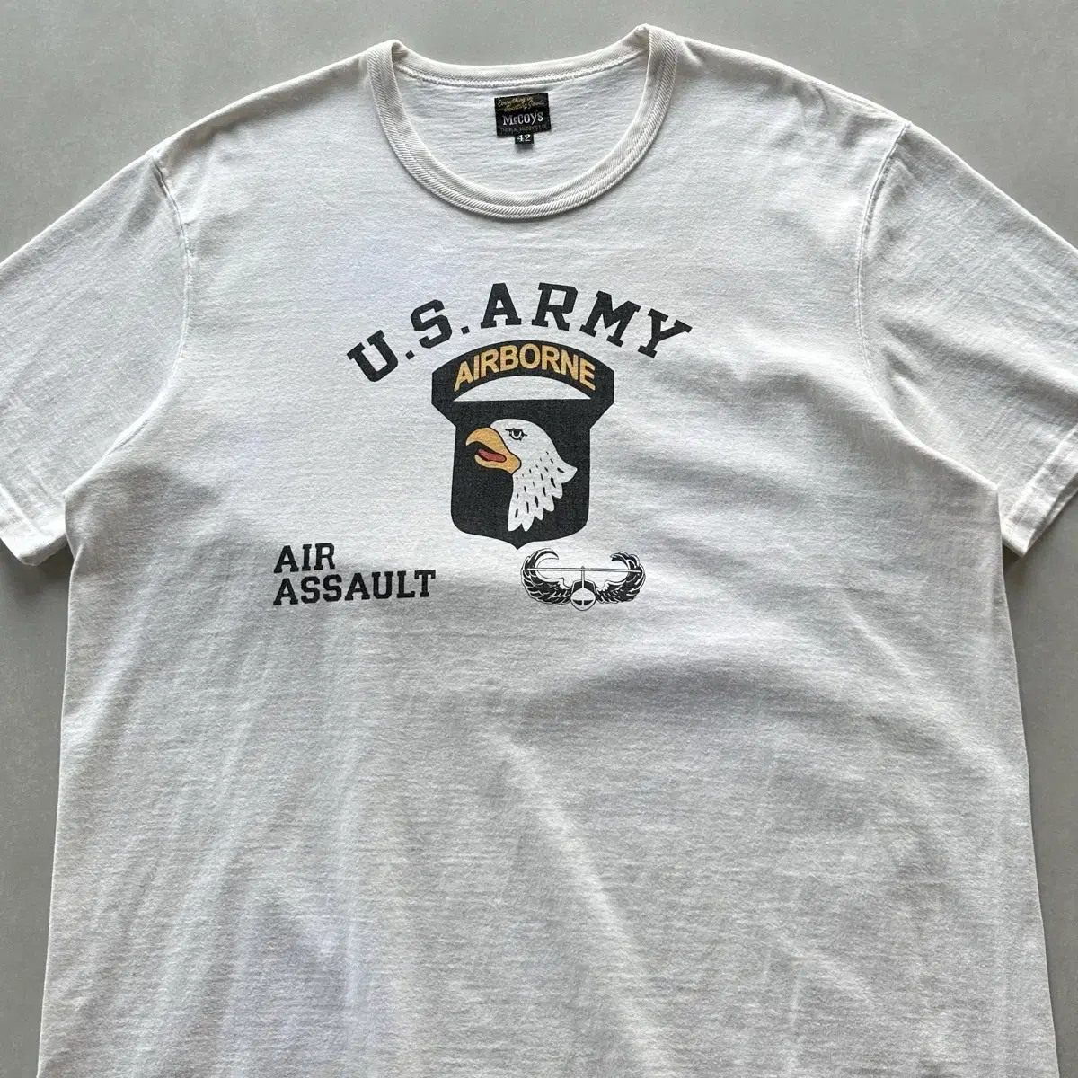 [XL]리얼맥코이 u.s.army airbone 티셔츠