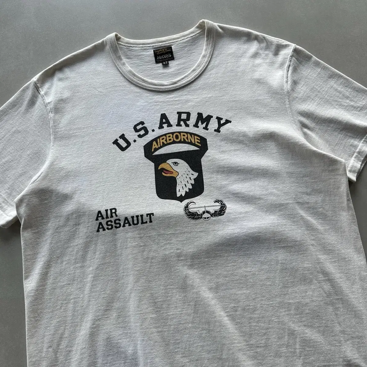 [XL]리얼맥코이 u.s.army airbone 티셔츠