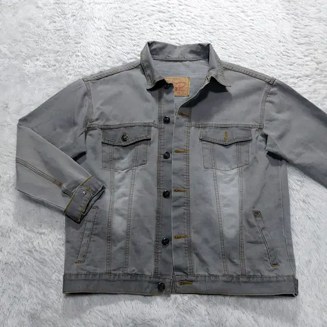 Height 175+) Levi's 501 gray jin jacket