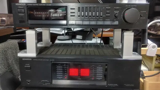 KENWOOD 프리(KC-208)&파워(KM-208) 앰프