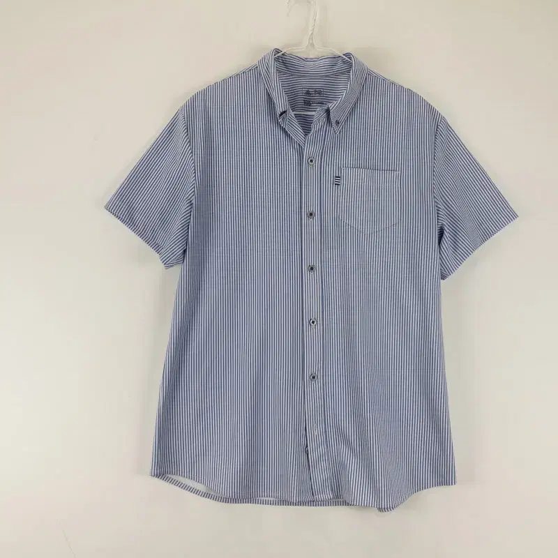 E0053 Adidas M105 bloo Striped short sleeve shirt/dirk