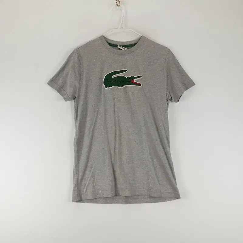 E0065 Lacoste Women's 95 Logo Grey Round Vahn Tee/Dirk