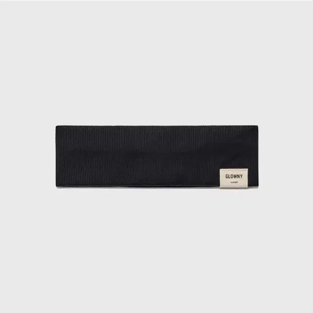 글로니 헤어밴드 G CLASSIC RIB HAIRBAND black