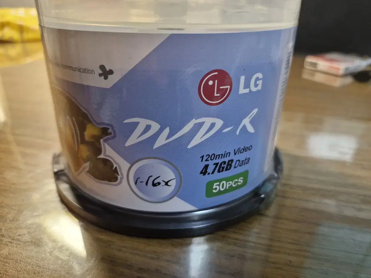 LG 정품 DVD-K 공CD 50장