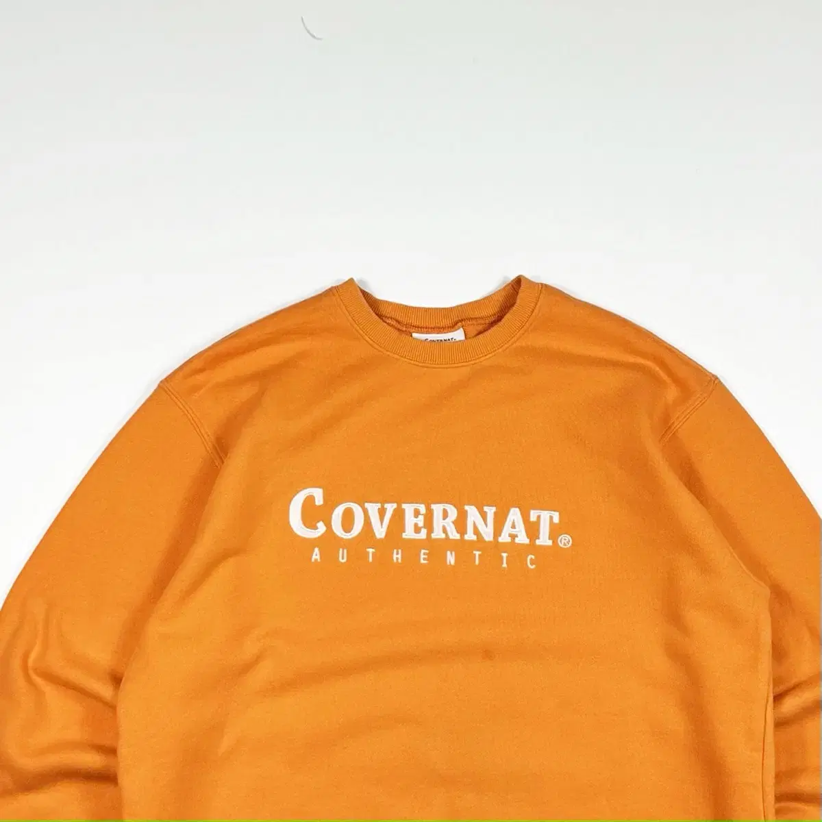 Covernat Orange Initials Big Logo Man to Man (L)