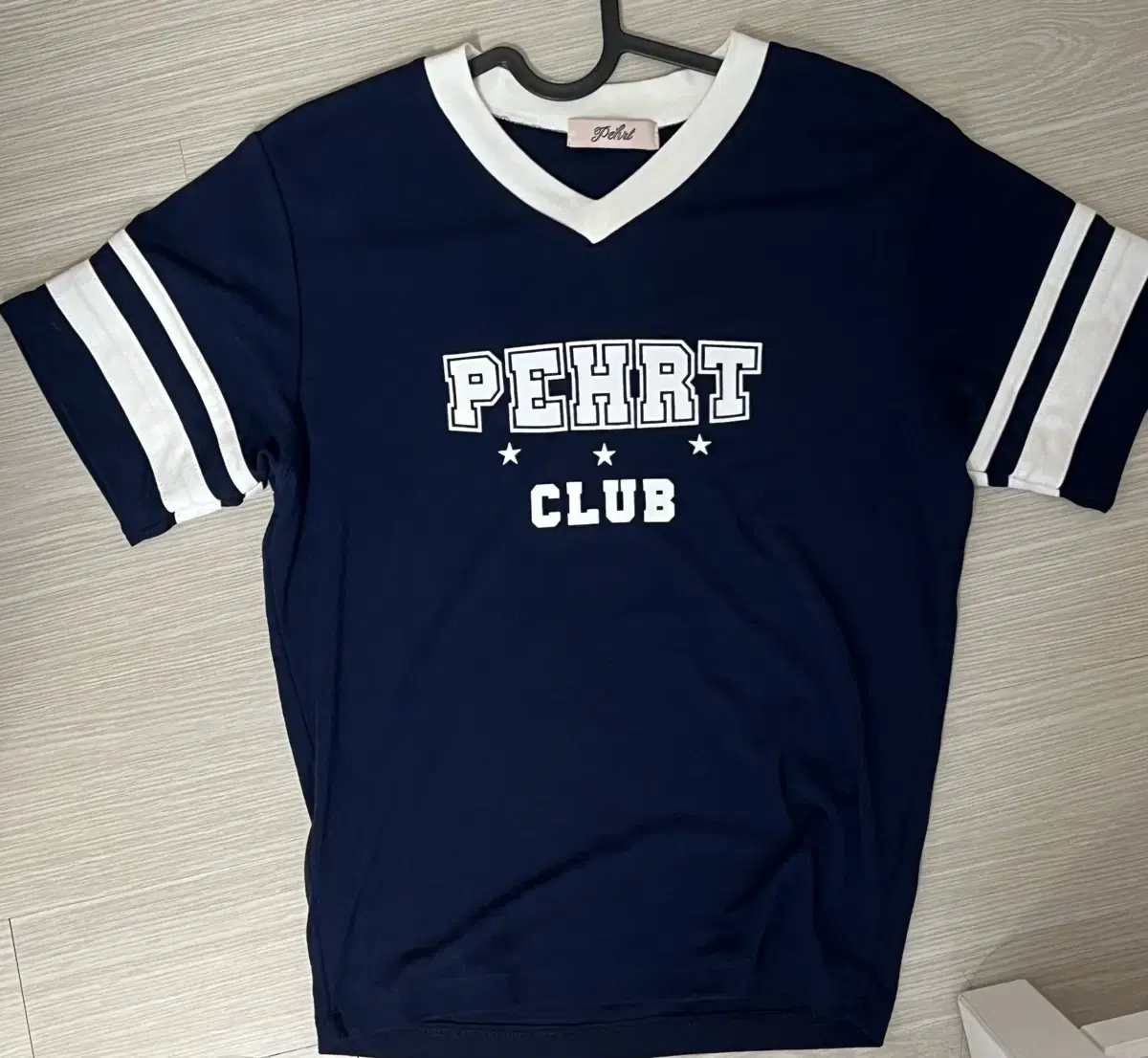 pehrt Football jersey T shirt 네이비