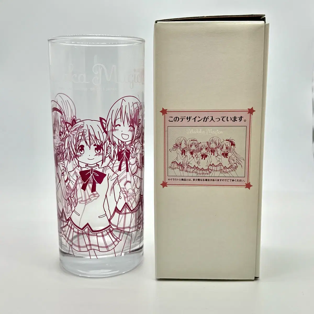 [Back in stock] Magical Girl Madoka Magica Transparent Glass Cup