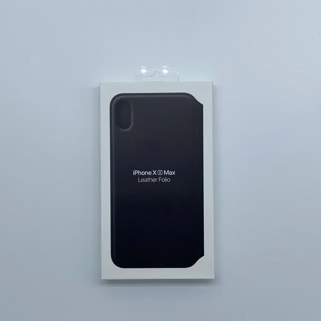 아이폰 정품 XSM 케이스 XS Max 가죽폴리오 미개봉 블랙