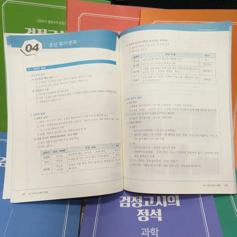 *2022국자감고졸검정고시의정석국어등7과목전7권/무료택배