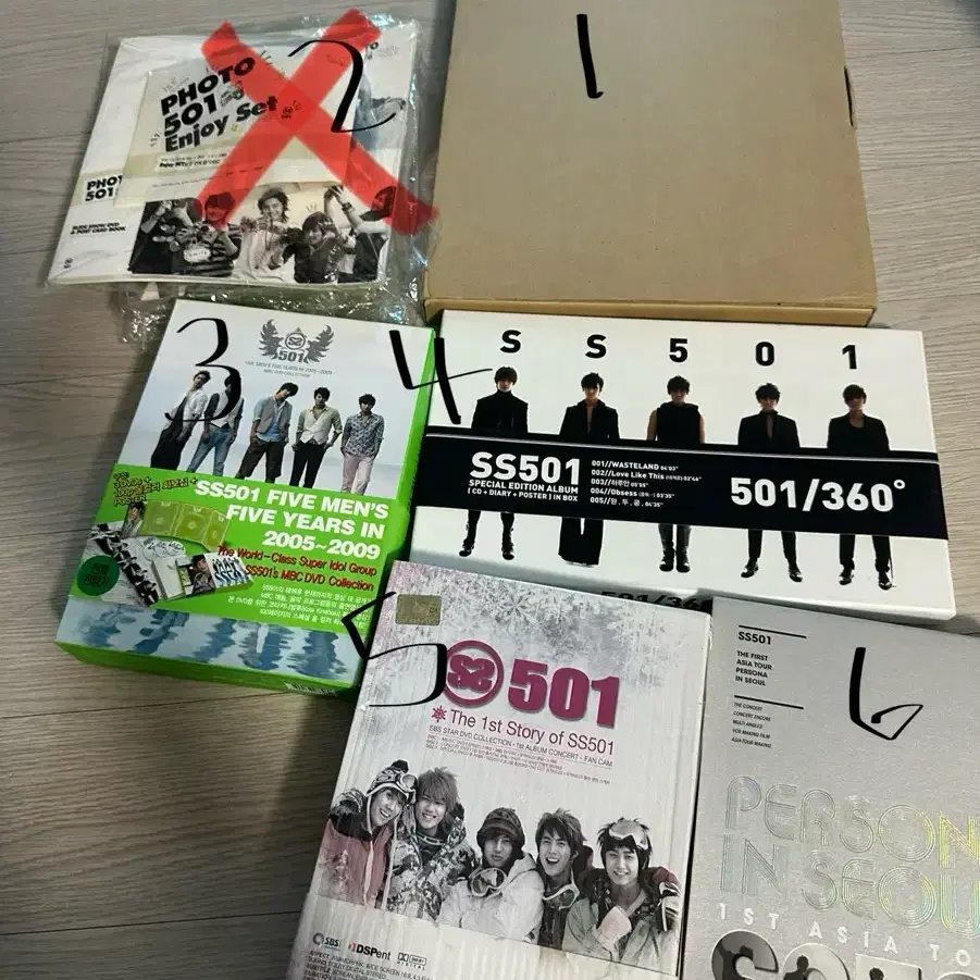 SS501 앨범&DVD