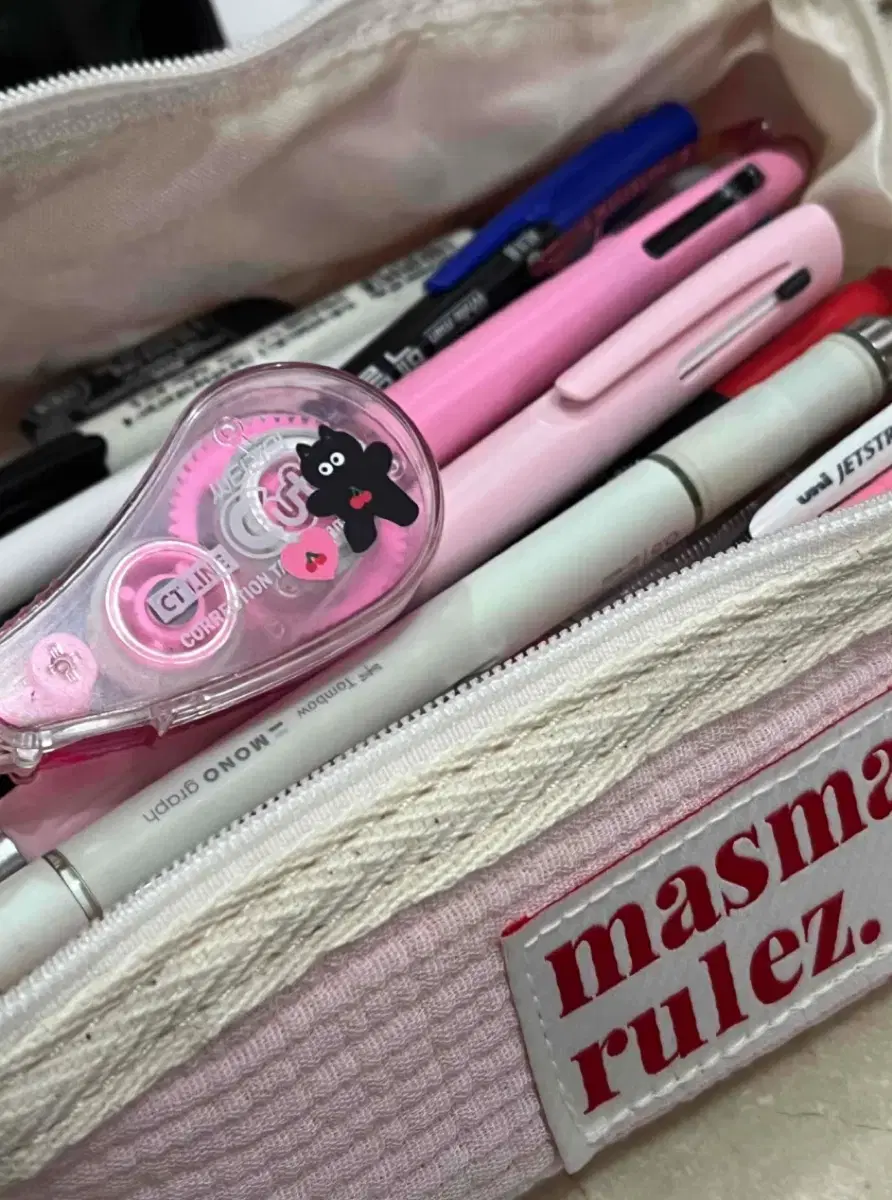 Masmarulz Pencil Case Pen Pouch Hong Pink Bishoujo Rilakkuma Classic Kitty Mine Subculture