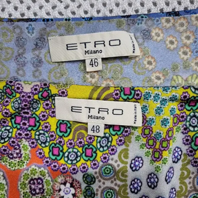 에트로 ETRO 티 셔츠 48  밴딩 스커트 46 세트