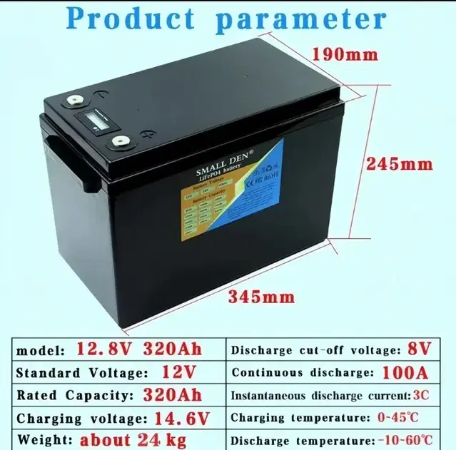 3,840W 파워뱅크. 인산철배터리 320Ah 12V.출력테스트 완료