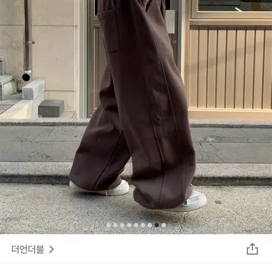 [새상품]더언더블 HEAVY WIDE SWEAT PANTS 스웻 팬츠