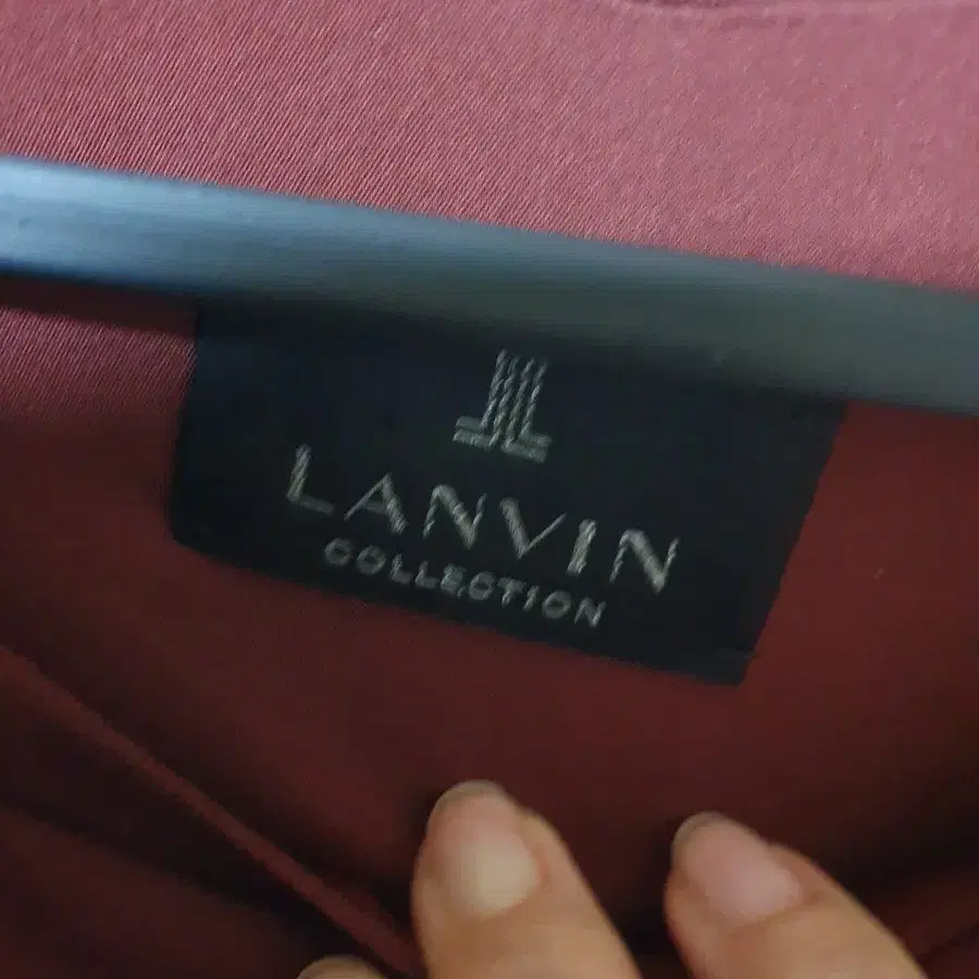 랑방컬렉션 LANVIN COLLECTION 버건디 원피스