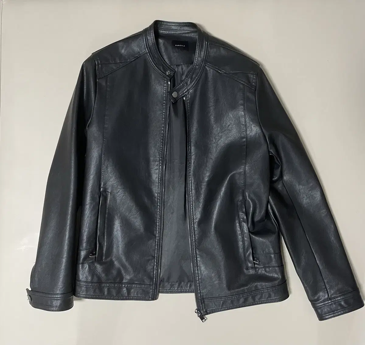 Panikale Faux Leather Jacket S