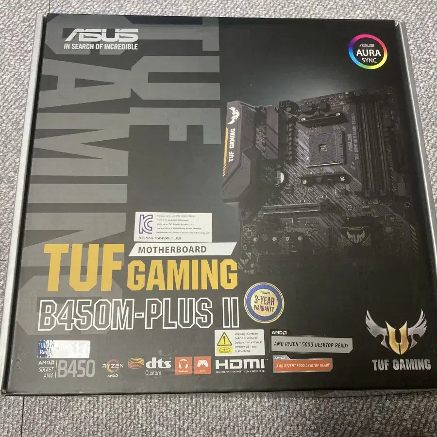 새것 미사용 ASUS TUF Gaming B450M-PLUS II 정품