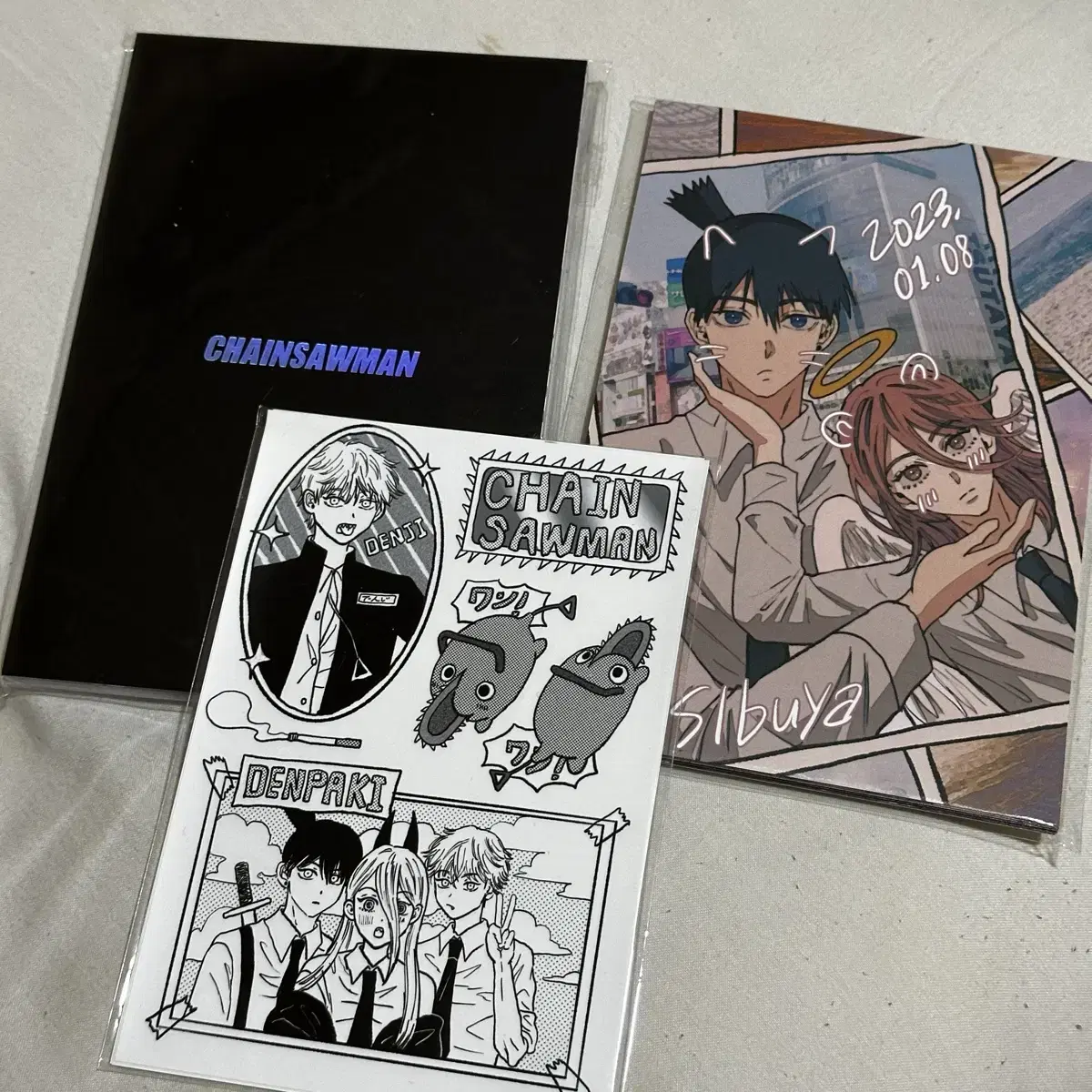 Chainsaw Man MIA unofficial goods Illustration Book Sticker Set Archangel Postcard Set Bulk