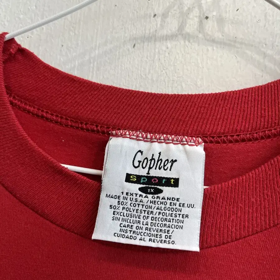 Gopher sport Made In USA 반팔 티셔츠