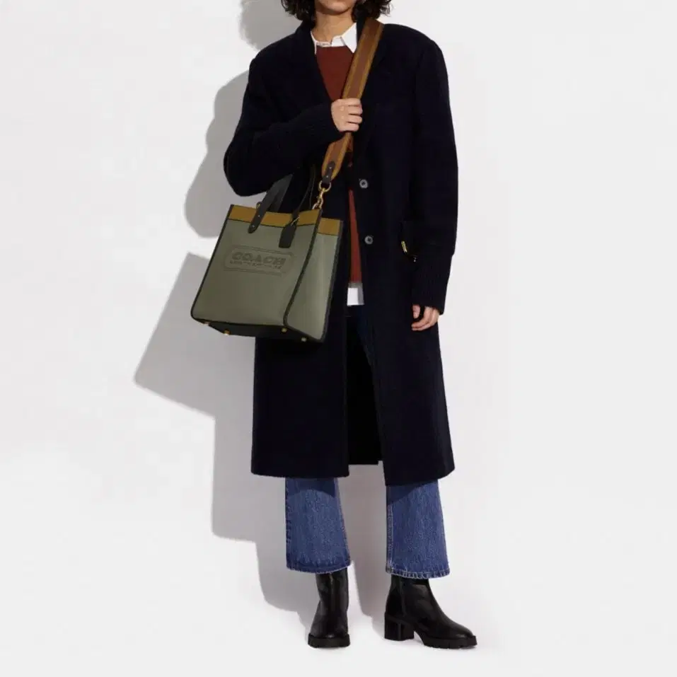 COACH Field Tote Colorblock ( 미사용품 )