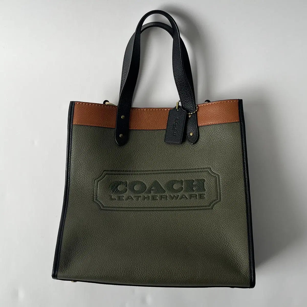 COACH Field Tote Colorblock ( 미사용품 )