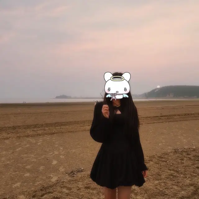 플랙 우먼 Sojeanne X PLAC 볼륨 미니 원피스 블랙