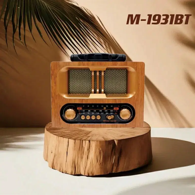 클래식 레트로 블루투스 스피커 m-1931bt