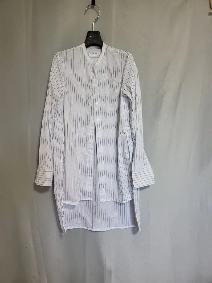 Sanro) Striped Unbalance Longshirt