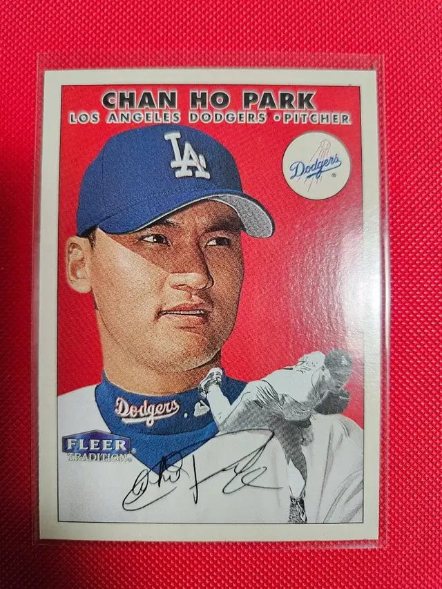 박찬호 2000 Fleer base 카드