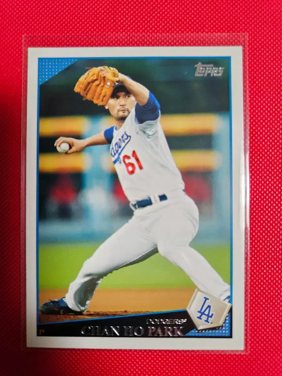 박찬호 2009 Topps base 카드