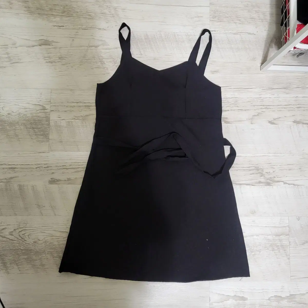 Brandy Vacation Look Black Laurent Bustier Mini ONEPIECE (itzy waistband)