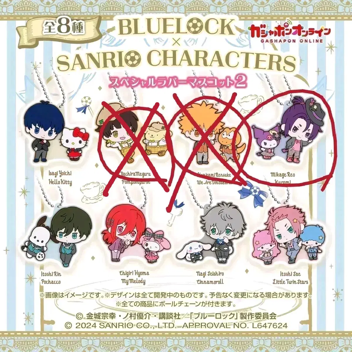 BLUELOCK Sanrio keyring leo