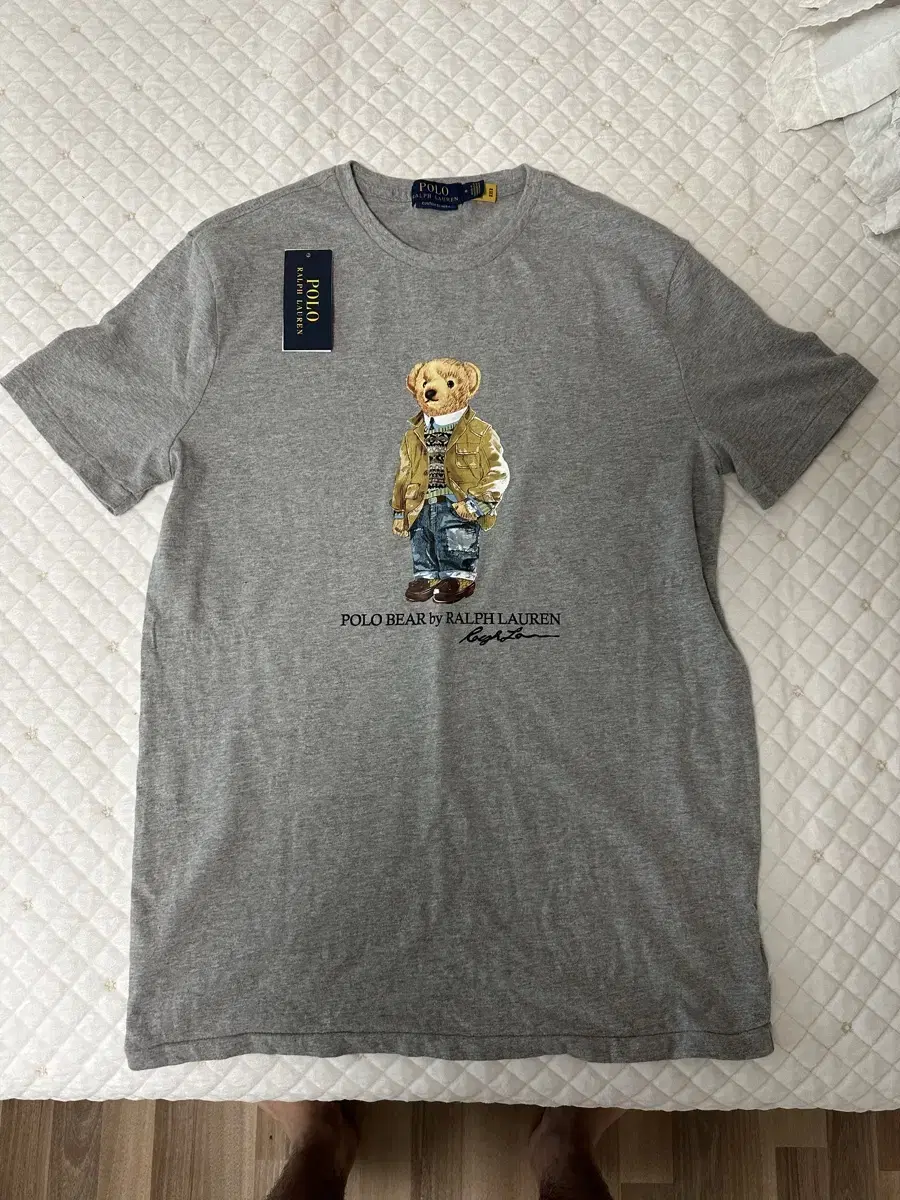 Polo Ralph Lauren Bear T-shirt gray size M