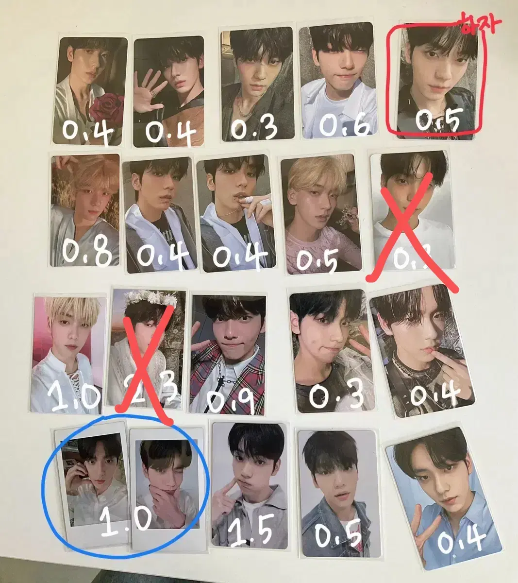 (Takedown)txt soobin photocard wts