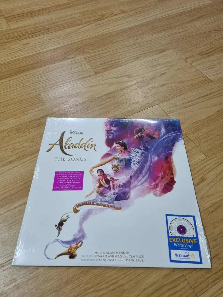 Takpo) movie aladin ost white limited vahn LP unsealed