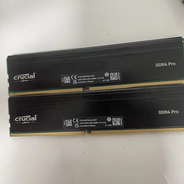 마이크론 ddr4 16GB x 2 32기가