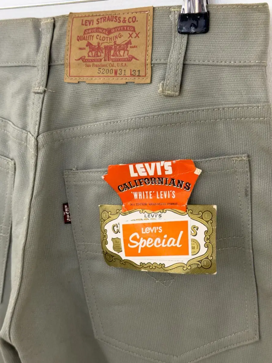 1960s Levi's 5200 Pique Pants Deadstock