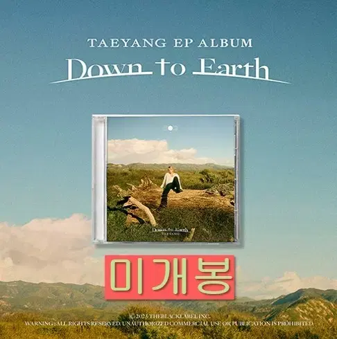 태양 - Down To Earth (미개봉, CD)