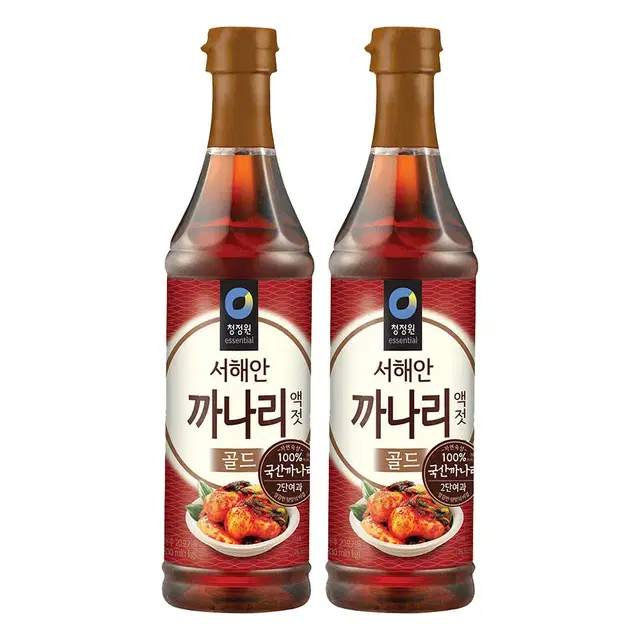 무료배송-청정원 까나리액젓 골드 1kg 2개