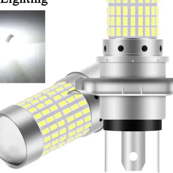오토바이 헤드라이트 LED 전구 H4타입